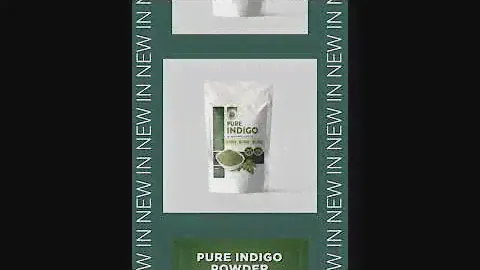 Indigo Powder for Natural Hair Dye - Pure, Natural, Organic - By Henna Cosmetics
